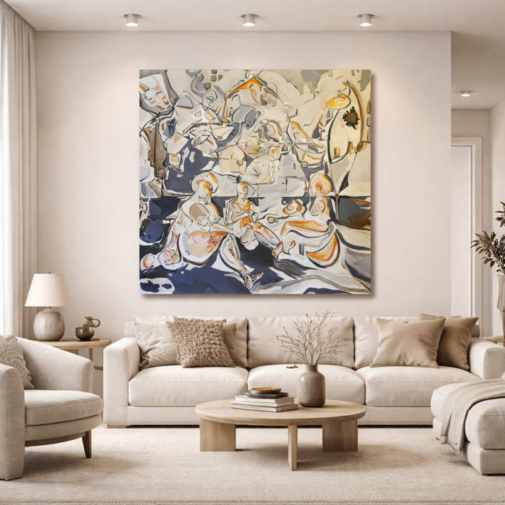 © Desayuno en Palestina | Pintura de RICHARD MARTIN | Compra arte en Flecha.es