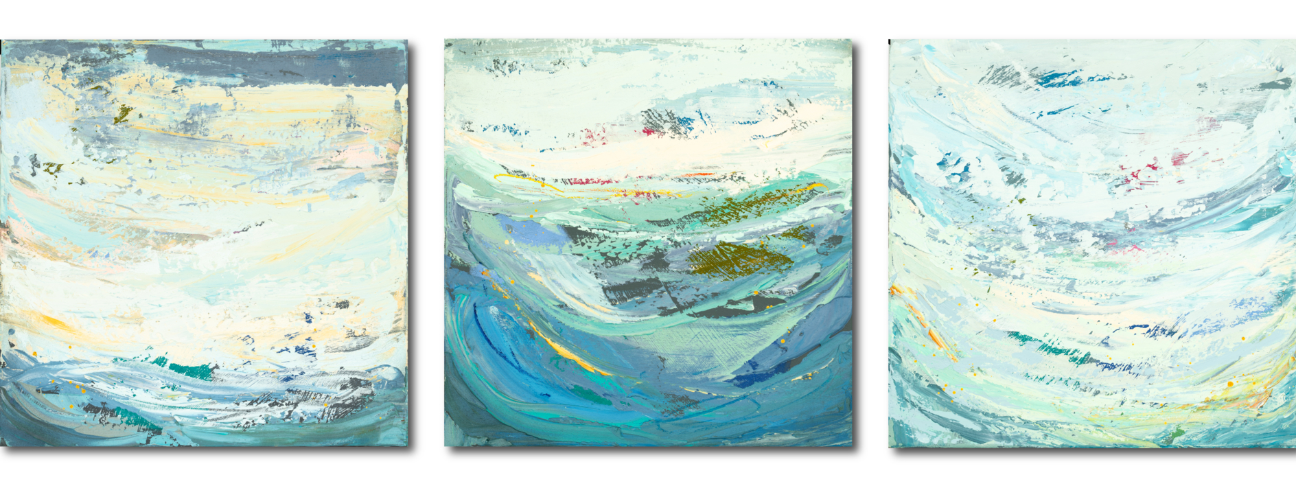 Tres paisajes emocionales |Pintura de Susana Sancho | Compra arte en Flecha.es