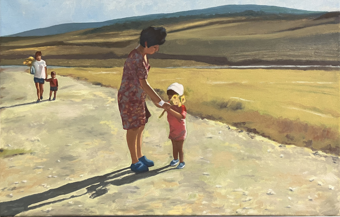 Las sombras del verano |Pintura de Ana Valenciano | Compra arte en Flecha.es