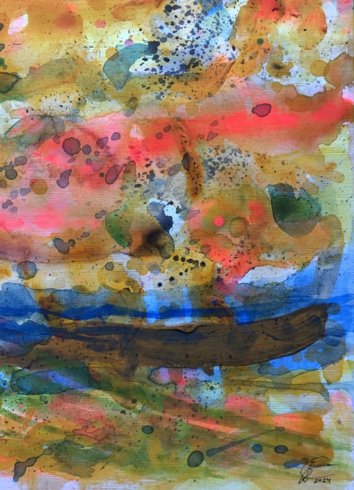 India landscape 2. Serie "Whispering" |Pintura de Emma Ramírez Conde | Compra arte en Flecha.es