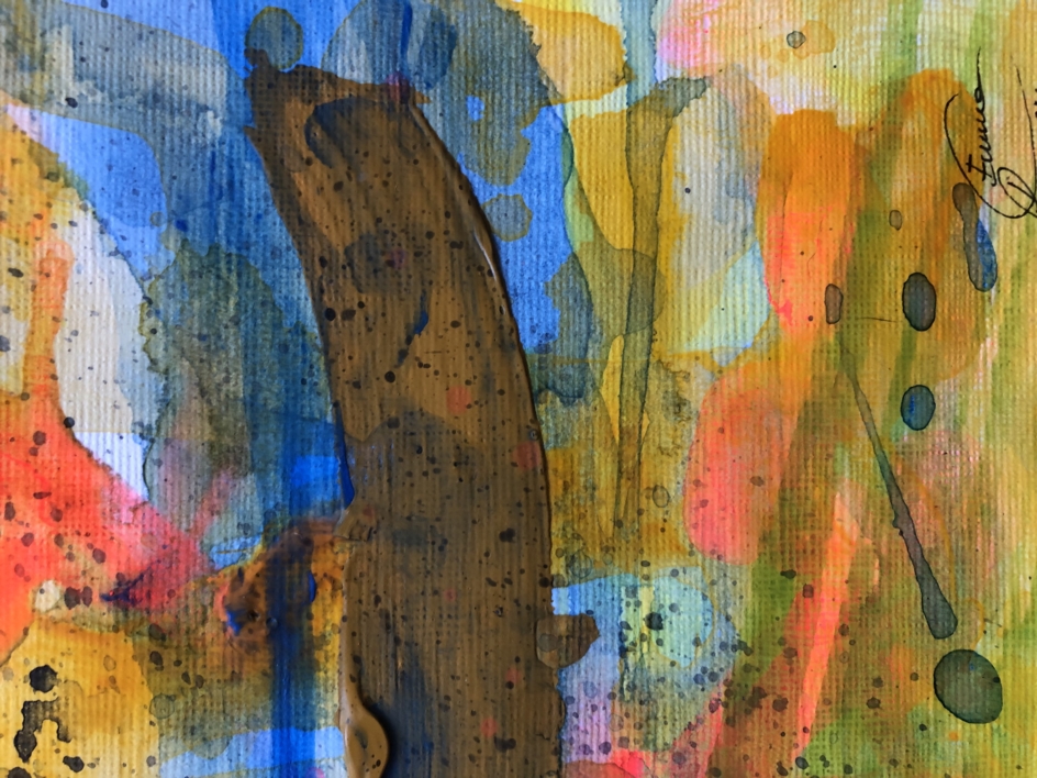 India landscape 2. Serie "Whispering" | Pintura de Emma Ramírez Conde | Compra arte en Flecha.es