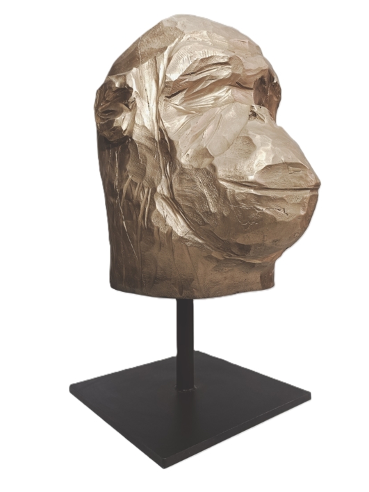 Mono II-bronce |Escultura de Olga Caceres | Compra arte en Flecha.es