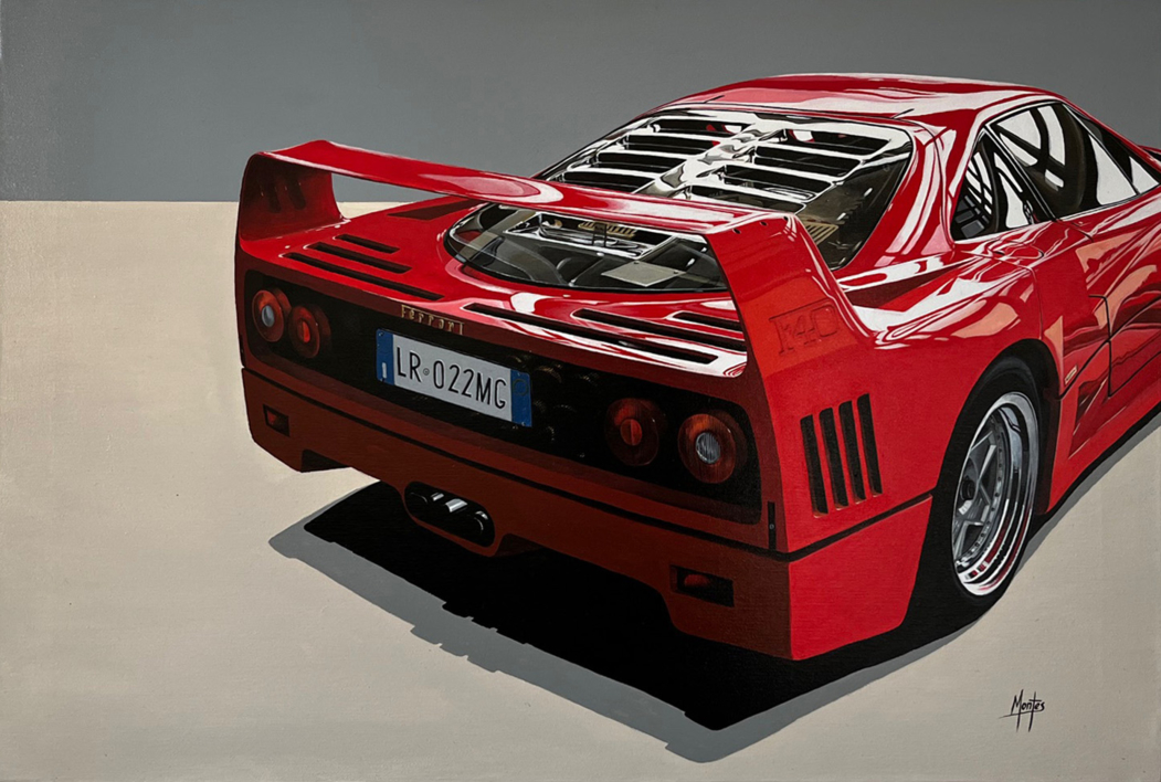 F 40 |Pintura de Guillermo Antonio Montes | Compra arte en Flecha.es