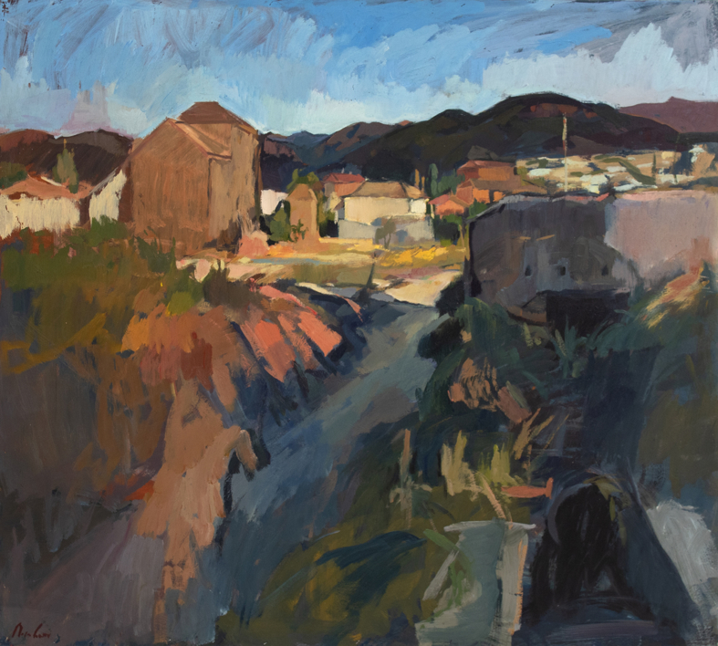 Acequia romana |Pintura de Rosa cano | Compra arte en Flecha.es