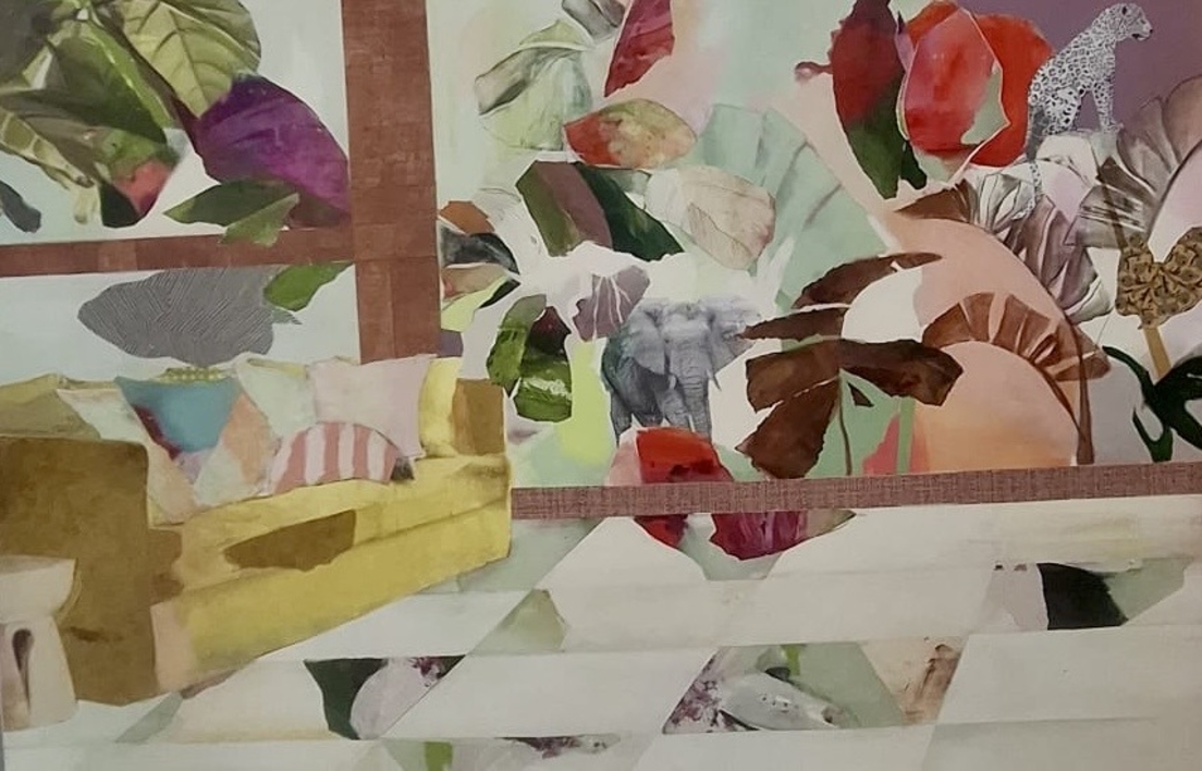 De safari |Collage de MARIBEL GARCIA BENITO | Compra arte en Flecha.es