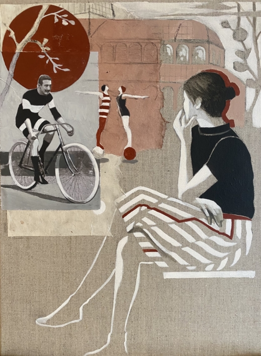 Simetría I |Collage de Menchu Uroz | Compra arte en Flecha.es