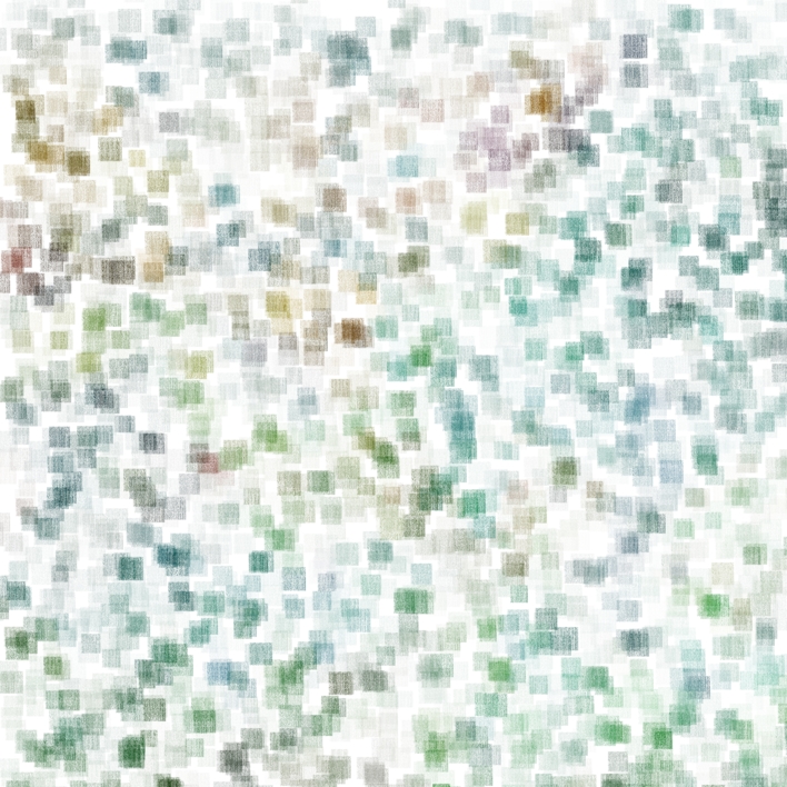 Jardín Mir I (43x43cm) | Dibujo de ALEJOS | Compra arte en Flecha.es