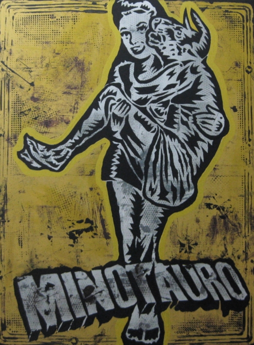 Minotauro |Pintura de Carlos Madriz | Compra arte en Flecha.es