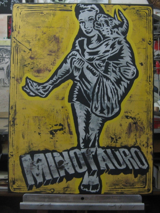 Minotauro | Pintura de Carlos Madriz | Compra arte en Flecha.es
