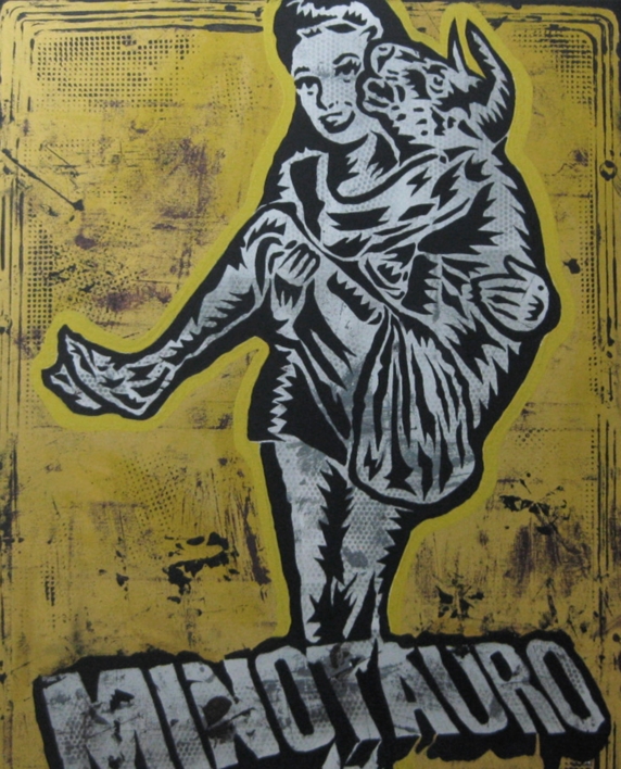 Minotauro | Pintura de Carlos Madriz | Compra arte en Flecha.es