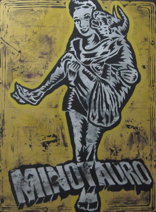 Minotauro | Pintura de Carlos Madriz | Compra arte en Flecha.es