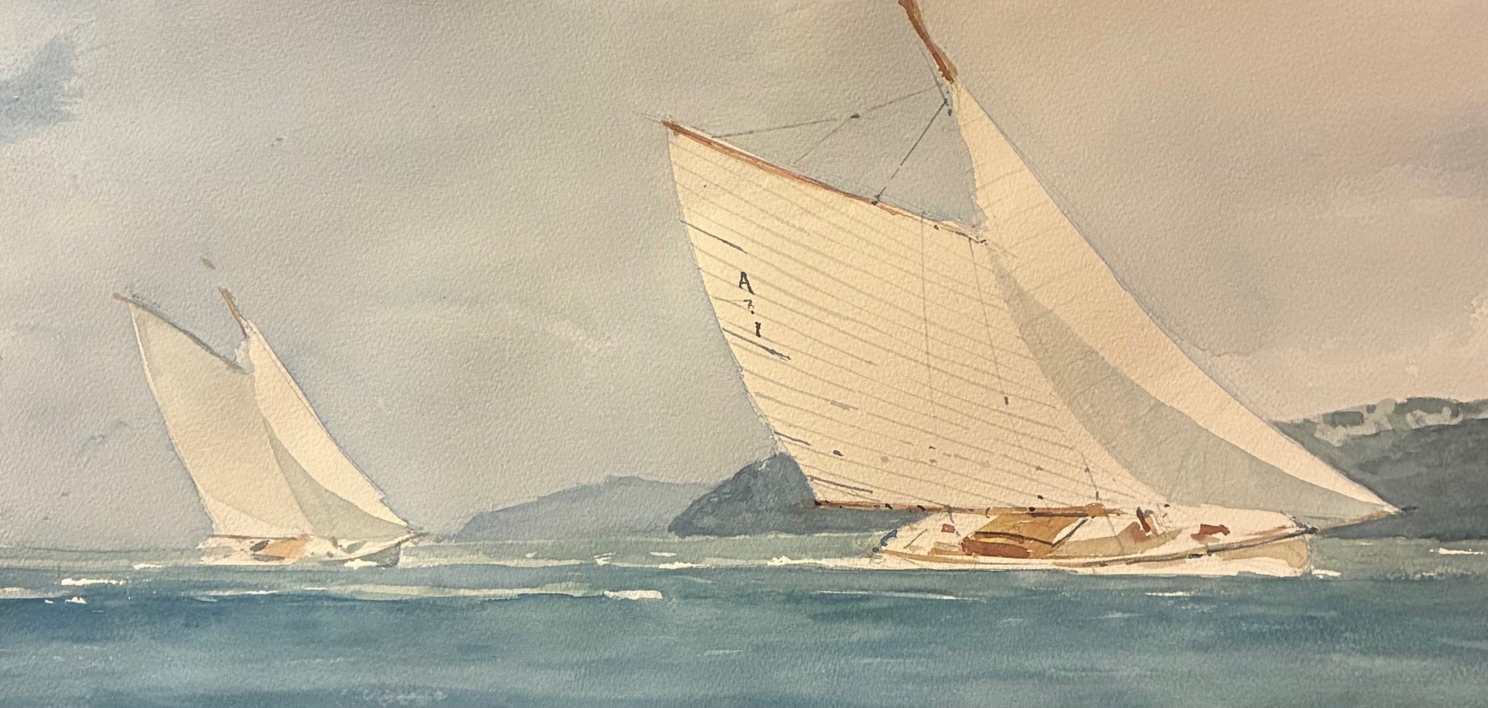 Veleros |Pintura de Iñigo Lizarraga | Compra arte en Flecha.es