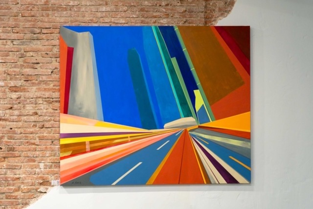 "CITY 8" | Pintura de MARTA RANZ | Compra arte en Flecha.es