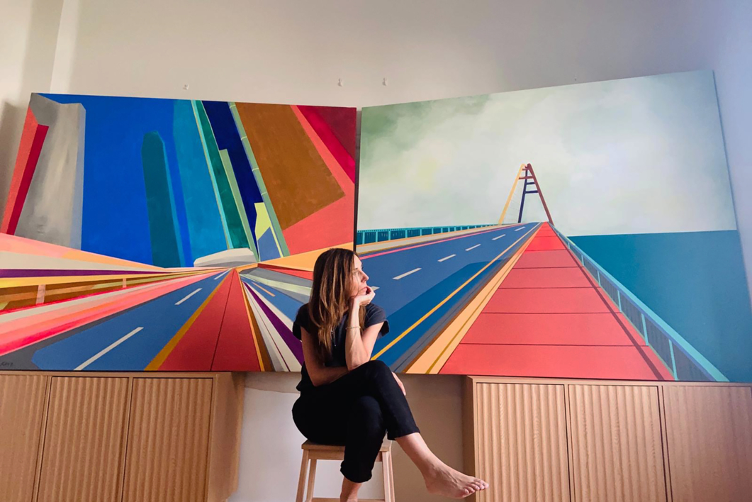 "CITY 8" | Pintura de MARTA RANZ | Compra arte en Flecha.es