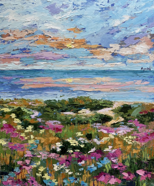 Reflejos del verano |Pintura de Paloma Ripollés | Compra arte en Flecha.es