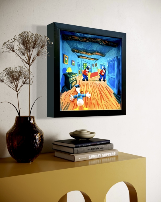Van beagle boys | Collage de Aladino | Compra arte en Flecha.es