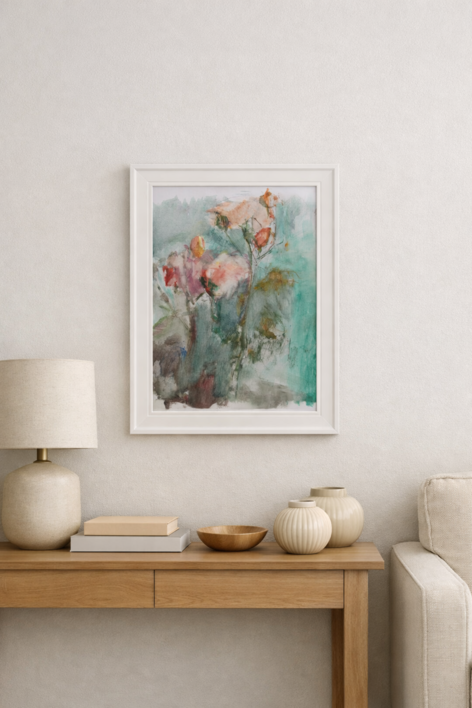 Rosas 2 | Pintura de Constanza L. Schlichting | Compra arte en Flecha.es