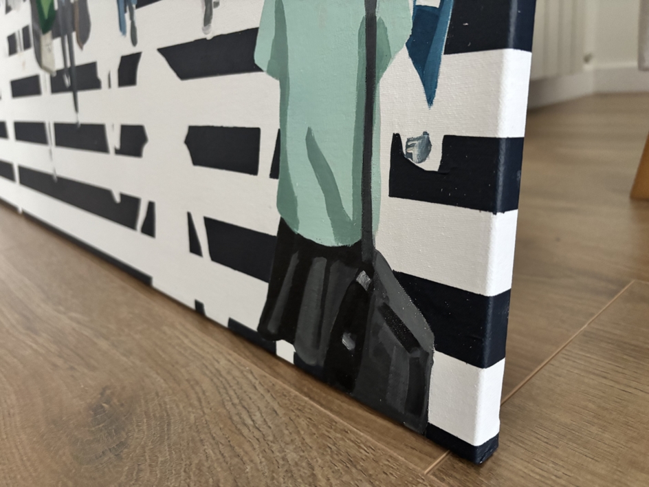 Two barefoot boys | Pintura de MARTTA GARCIA RAMO | Compra arte en Flecha.es