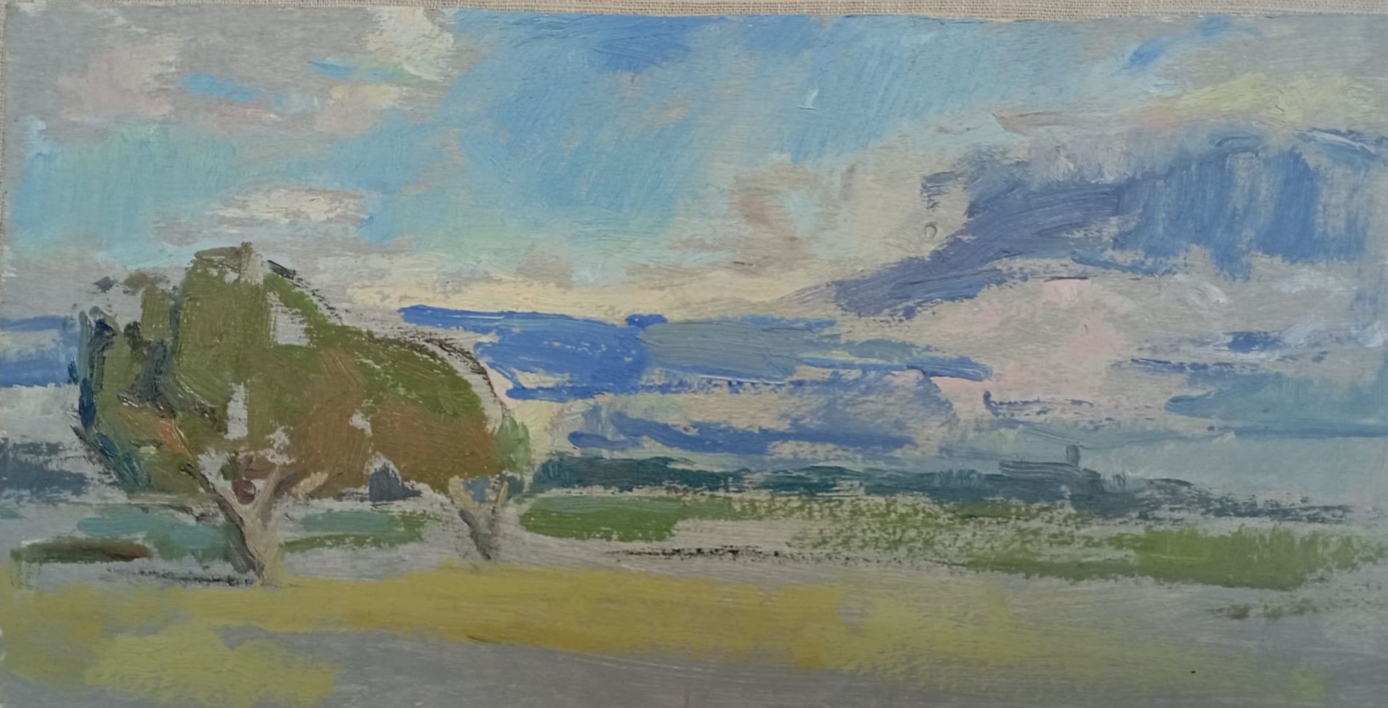 Atardecer |Pintura de Rosa cano | Compra arte en Flecha.es