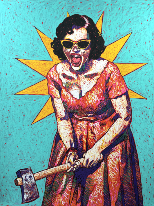 Loica X Ti |Pintura de Vito Thiel | Compra arte en Flecha.es