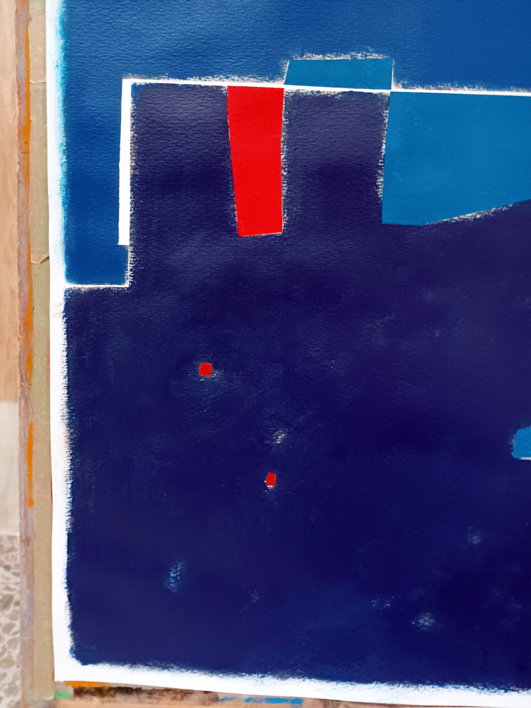 Sky in the nigth II | Pintura de Luis Medina | Compra arte en Flecha.es