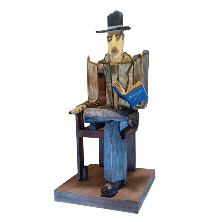 Lector C | Escultura de Solares art | Compra arte en Flecha.es