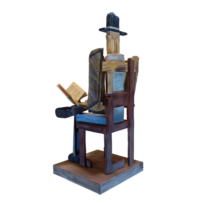 Lector C | Escultura de Solares art | Compra arte en Flecha.es