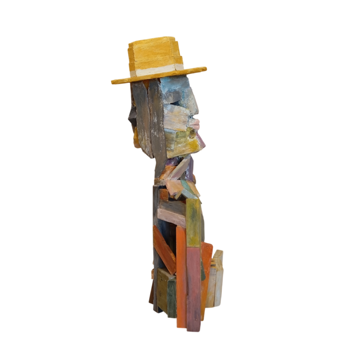 Lector CIV | Escultura de Solares art | Compra arte en Flecha.es