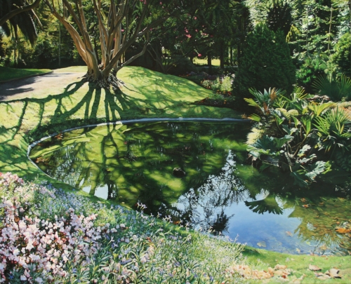 Jardines de Aiete. |Pintura de Javier Ramos Julián | Compra arte en Flecha.es
