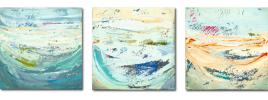 Tres paisajes emocionales|PinturadeSusana Sancho| Compra arte en Flecha.es