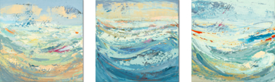 Tríptico (paisajes emocionales)|PinturadeSusana Sancho| Compra arte en Flecha.es
