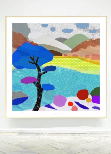 La otra orilla (100x100cm)|DibujodeALEJOS| Compra arte en Flecha.es