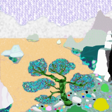 Oceanic (43x43cm)|DibujodeALEJOS| Compra arte en Flecha.es