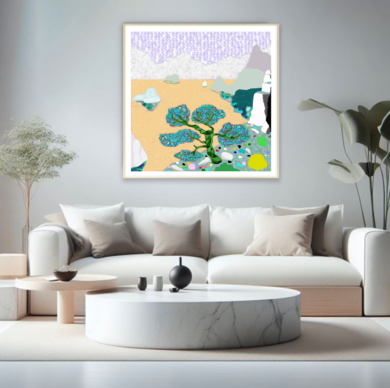 Oceanic (100x100cm)|DibujodeALEJOS| Compra arte en Flecha.es