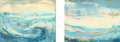 Díptico (emotional seascapes)|PinturadeSusana Sancho| Compra arte en Flecha.es