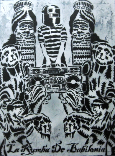 La Rumba De Babilonia|PinturadeCarlos Madriz| Compra arte en Flecha.es