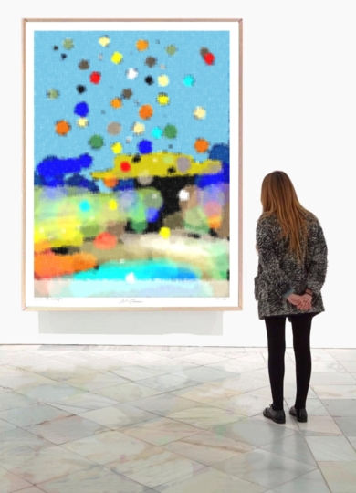 Elevacción II (101x135cm)|DibujodeALEJOS| Compra arte en Flecha.es