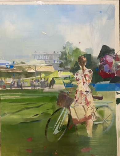 Los jardines del Moro|CollagedeAna Alcaraz| Compra arte en Flecha.es