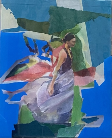 Entre hojas|CollagedeAna Alcaraz| Compra arte en Flecha.es