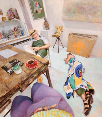 Sueño Europeo|PinturadeRicardo Sanchezt| Compra arte en Flecha.es