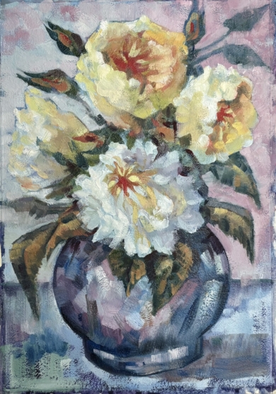 Flores|PinturadeYuriy Ivashkevych| Compra arte en Flecha.es