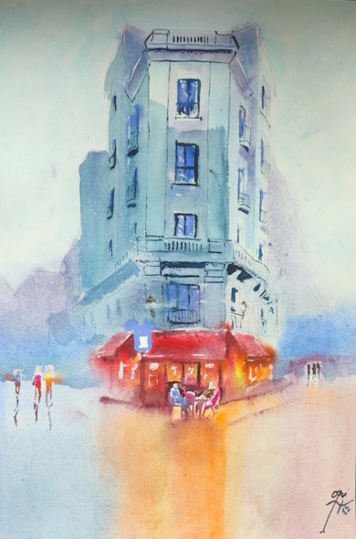 Un paseo por la casa del abuelo|PinturadeOki Hoyos| Compra arte en Flecha.es