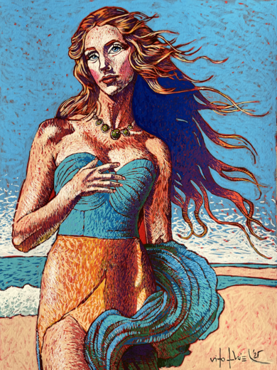 Venus|PinturadeVito Thiel| Compra arte en Flecha.es
