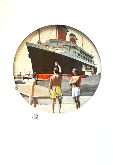 Creo que se nos ha aguado la fiesta|CollagedeCova Osset| Compra arte en Flecha.es