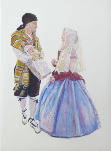 Después de la ofrenda|PinturadeJESÚS MANUEL MORENO| Compra arte en Flecha.es