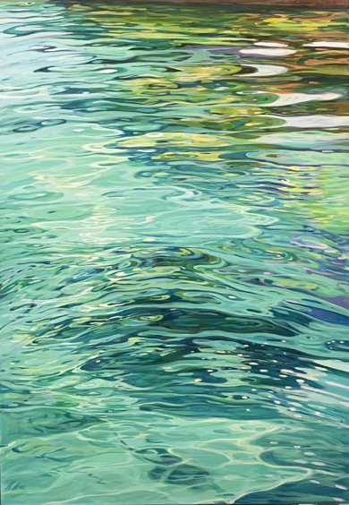 El agua y la luz|PinturadeKaren Kruse| Compra arte en Flecha.es