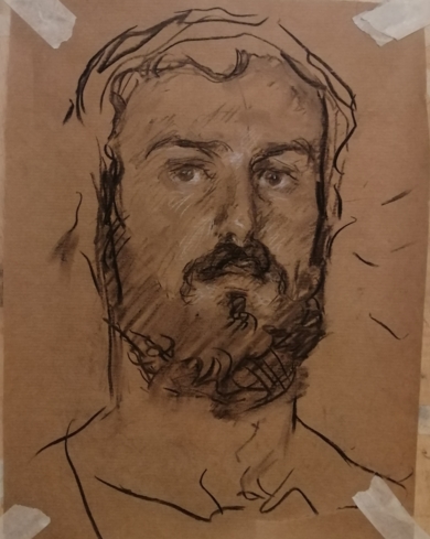 Autorretrato, 24|DibujodeAitor Burgos Sanz| Compra arte en Flecha.es