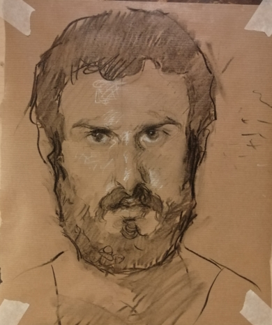 Autorretrato, 24|DibujodeAitor Burgos Sanz| Compra arte en Flecha.es