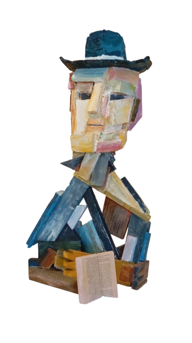 Lector CIII|EsculturadeSolares art| Compra arte en Flecha.es