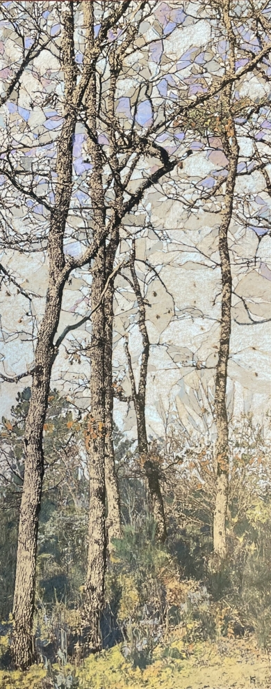 Robles en invierno|DibujodeKatinka G. Edelfelt| Compra arte en Flecha.es
